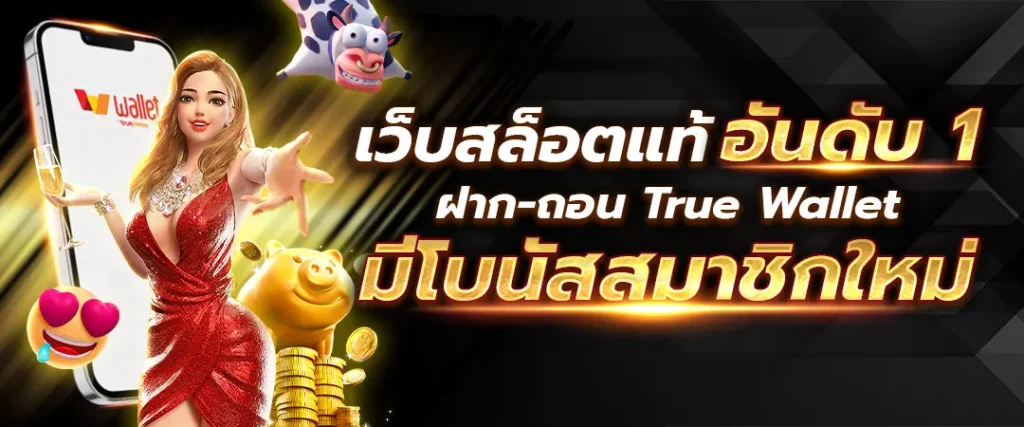 เว็บสล็อตแท้ ฝาก ถอน True Wallet x